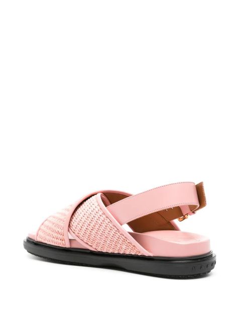 Marni Fussbett slingback sandals - Pink