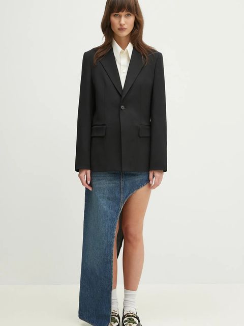 MM6 Maison Margiela marynarka z domieszką wełny