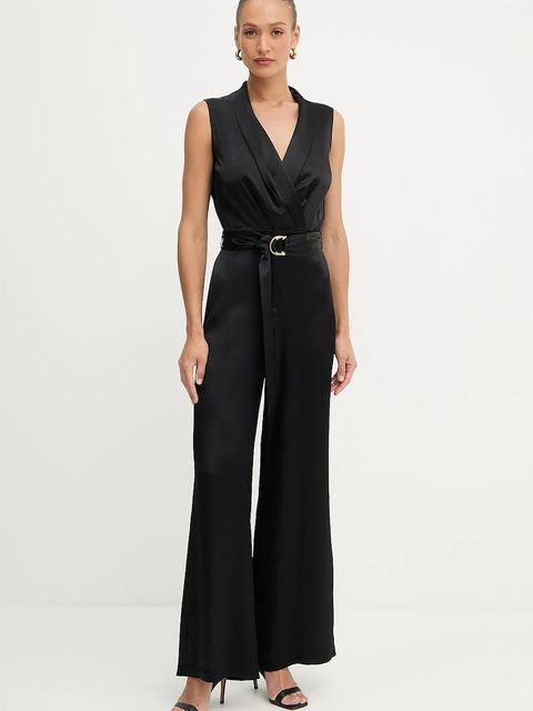 Marciano by Guess kombinezon IVA kolor czarny z dekoltem w szpic 5YGD24 7350A - zdjęcie produktu nr 1