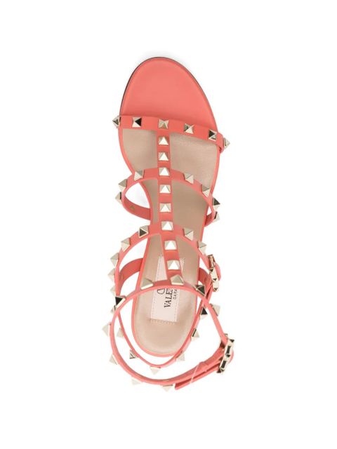 Valentino Garavani studded caged sandals - Pink
