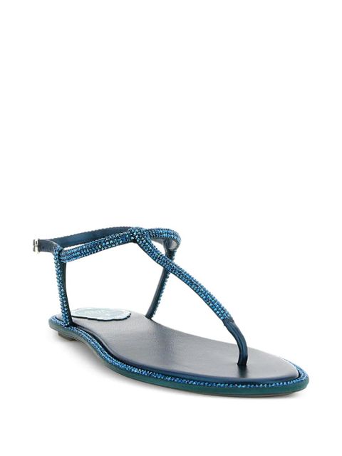 René Caovilla rhinestone-embellished diana sandals - Blue - zdjęcie produktu nr 2