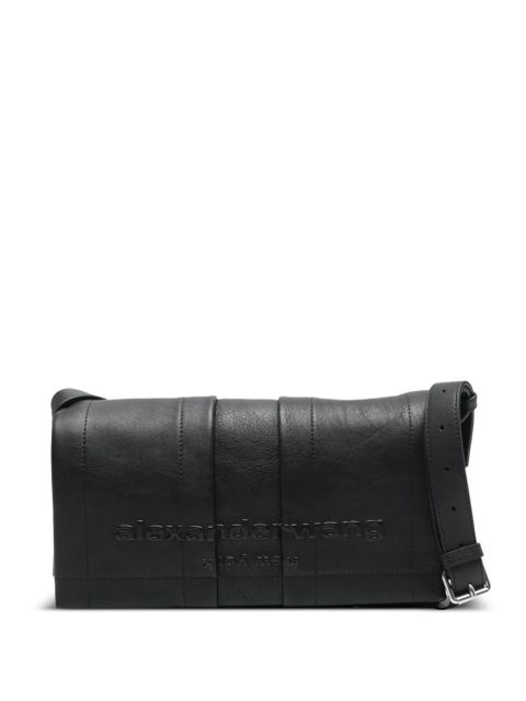 Alexander Wang Wang Pack leather flap crinkle crossbody bag - Black - zdjęcie produktu nr 1