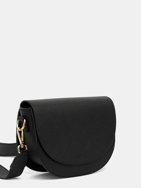 Answear.LAB torebka skórzana kolor czarny