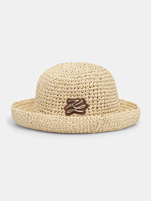 Karl Lagerfeld kapelusz K/AUTOGRAPH kolor beżowy B1W46086 - zdjęcie produktu nr 1