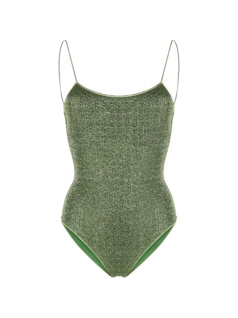 Oséree spaghetti-strap swimsuit - Green - zdjęcie produktu nr 1