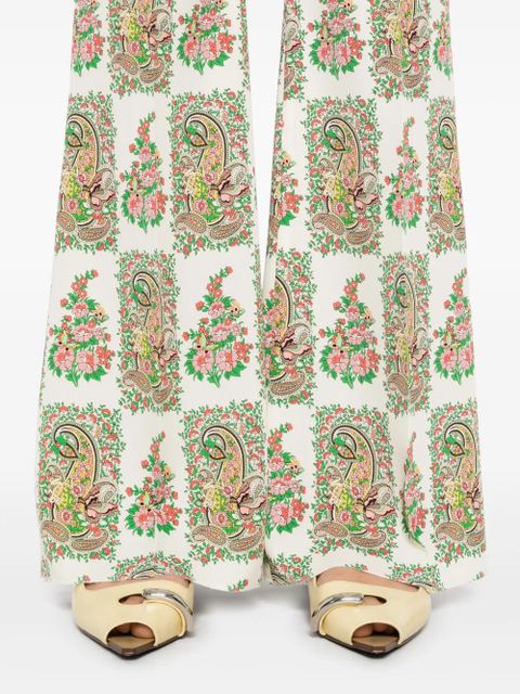 ETRO paisley trousers - Neutrals