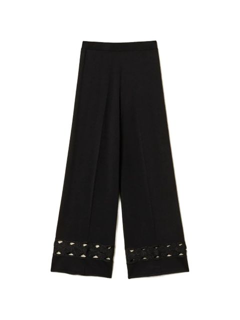 TWINSET cable-knit trousers - Black - zdjęcie produktu nr 1