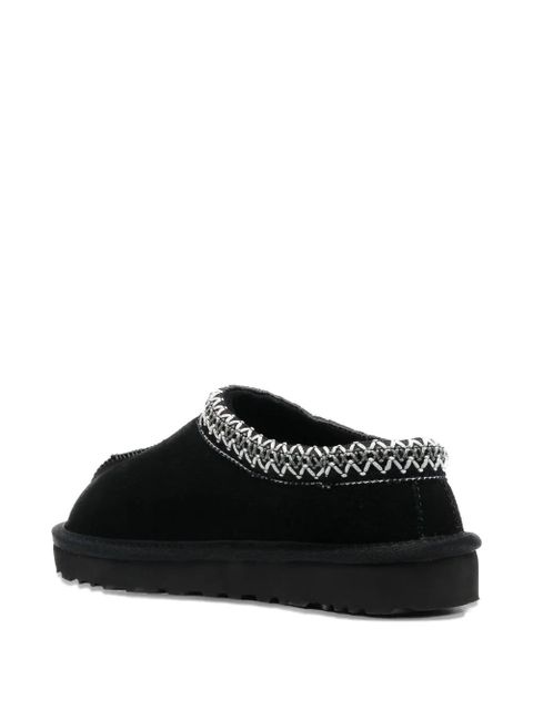 UGG Tasman II braided-trim suede slippers - Black