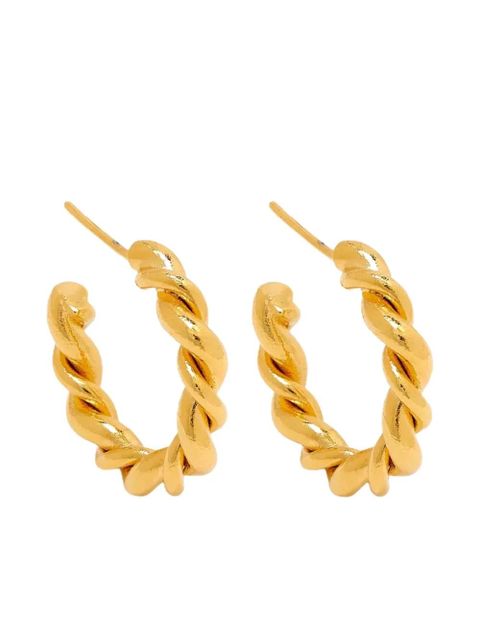 Vanina Fusilli twisted hoop earrings - Gold - zdjęcie produktu nr 1