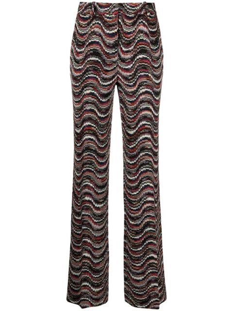 Missoni jacquard straight-leg trousers - Black - zdjęcie produktu nr 1