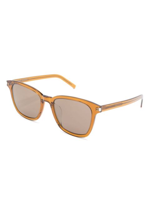 Saint Laurent Eyewear wayfarer-frame sunglasses - Brown