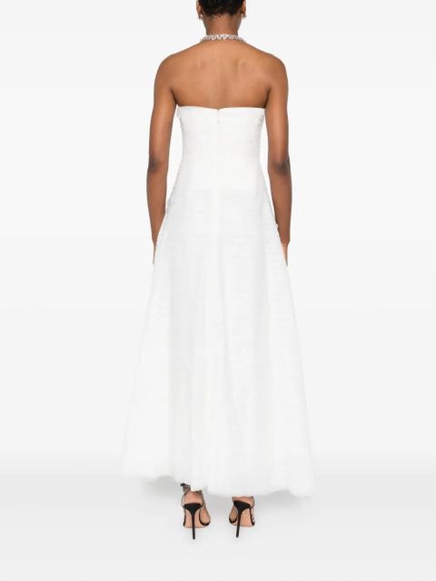 Aje Soundscape maxi dress - White