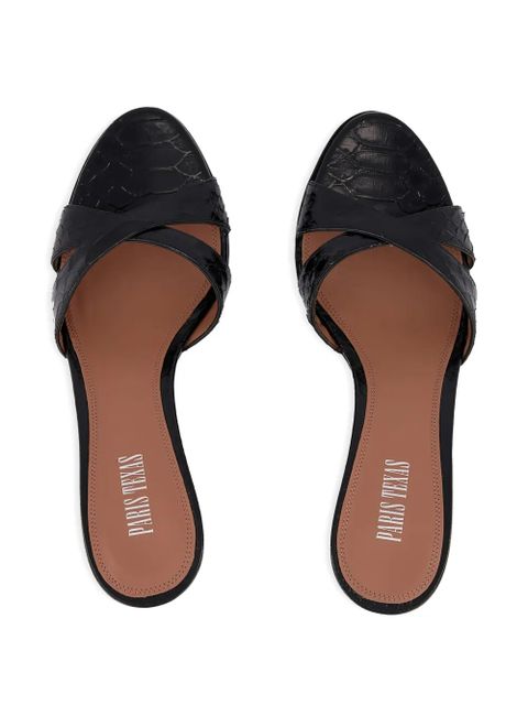 Paris Texas Nina criss-cross sandals - Black