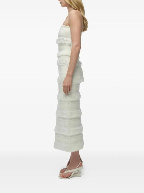 Simkhai Cairo fringed tube top - Neutrals