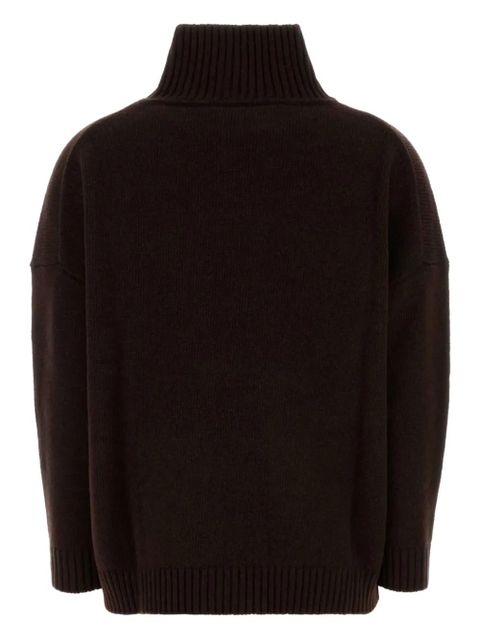 Weekend Max Mara Borgia turtleneck wool sweater - Brown - zdjęcie produktu nr 2