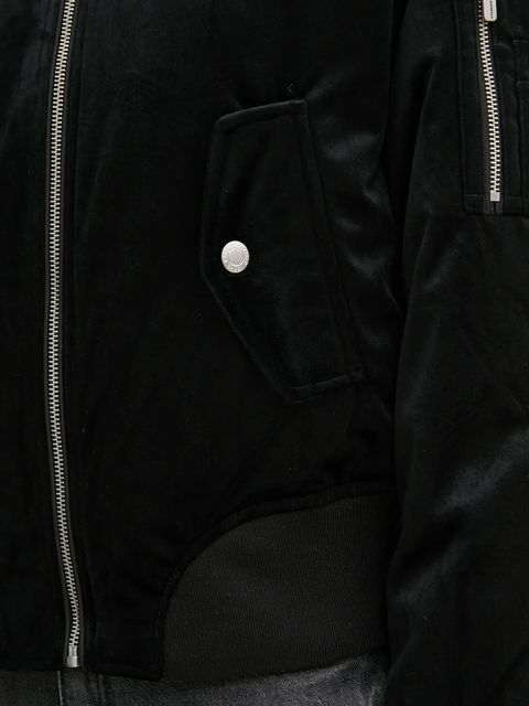 Karl Lagerfeld Jeans kurtka bomber damski kolor czarny zimowa oversize A1W15010