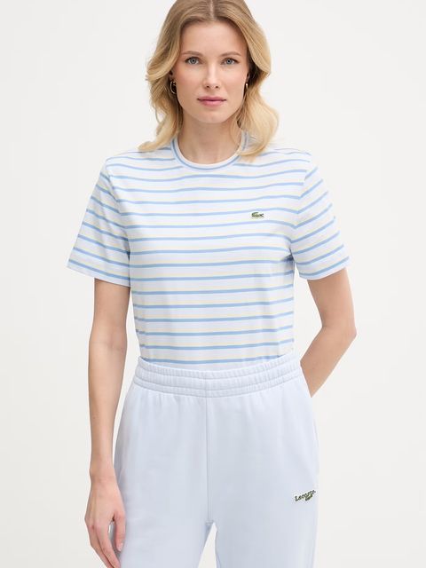 Lacoste T-shirt damski bawełniany - zdjęcie produktu nr 1