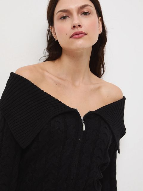 Medicine kardigan damskie kolor czarny