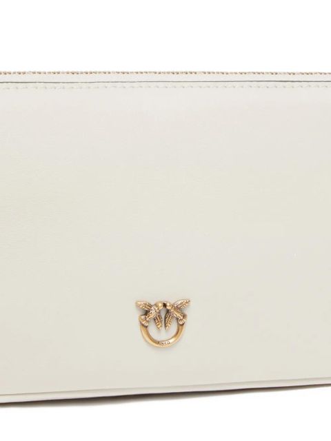 PINKO leather crossbody bag - White