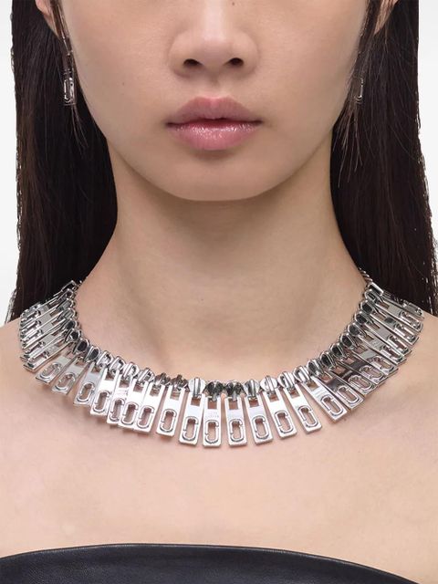 Marc Jacobs The J Marc Zipper necklace - Silver