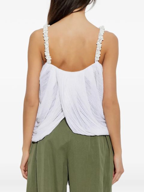 Balmain bead-embellished blouse - White