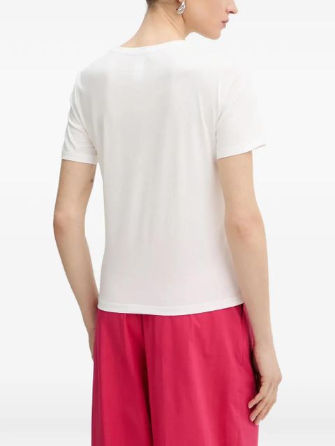 TWINSET floral-motif T-shirt - White