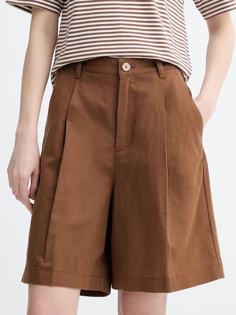 Marc O'Polo szorty damskie z lnu - zdjęcie produktu nr 1