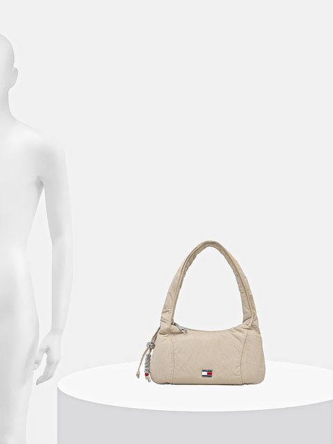Tommy Jeans torebka kolor beżowy AW0AW18068