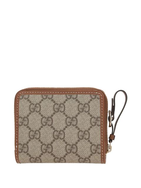 Gucci GG-monogram zip-around wallet - Neutrals