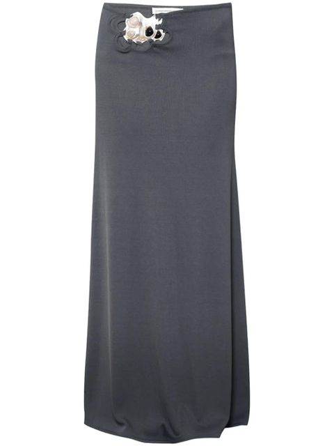 Christopher Esber Trio Stone maxi skirt - Grey - zdjęcie produktu nr 1