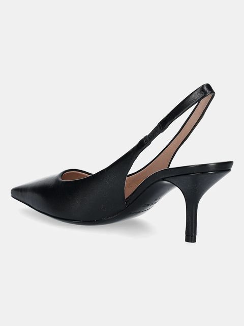 Emporio Armani szpilki skórzane kolor czarny X3E478 XF271 00002 - zdjęcie produktu nr 2