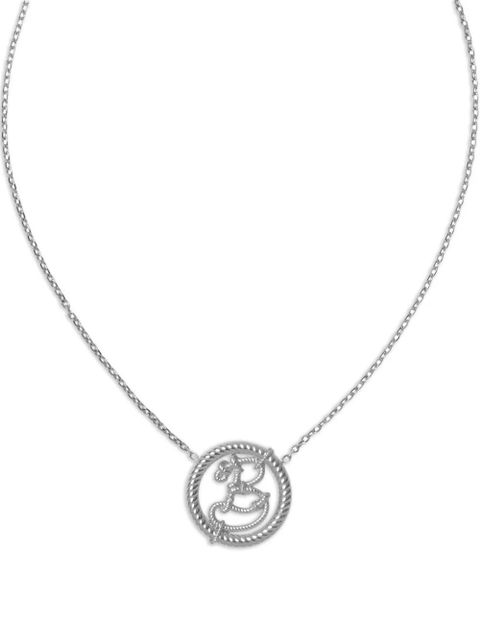 Burberry Nautical-Knot B twisted-hoop chain necklace - Silver - zdjęcie produktu nr 2