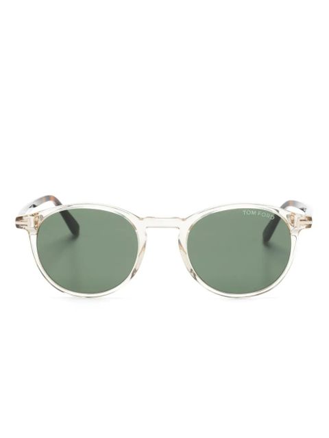 TOM FORD Eyewear FT539 round-frame sunglasses - Neutrals - zdjęcie produktu nr 1
