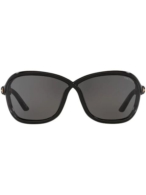 TOM FORD Eyewear Fernanda oversized-frame sunglasses - Black - zdjęcie produktu nr 1