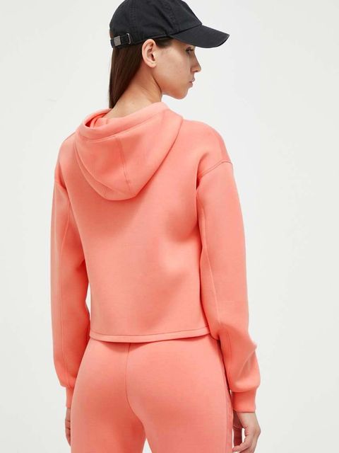 Guess bluza NEW ALISA damska kolor pomarańczowy z kapturem V2YQ08 K7UW2