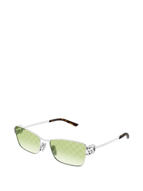 Gucci Eyewear logo-detail sunglasses - Silver - zdjęcie produktu nr 2