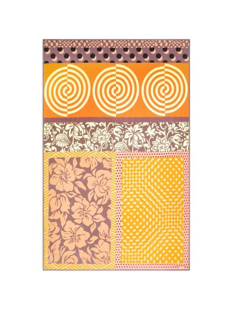 DRIES VAN NOTEN printed pareo - Brown - zdjęcie produktu nr 1