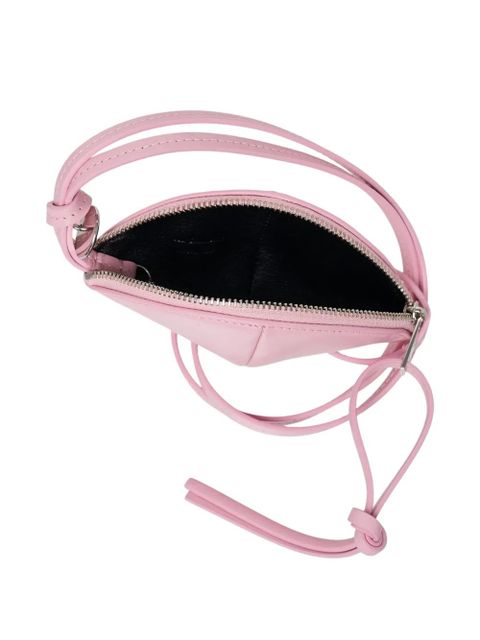 Jil Sander Curve leather pouch - Pink