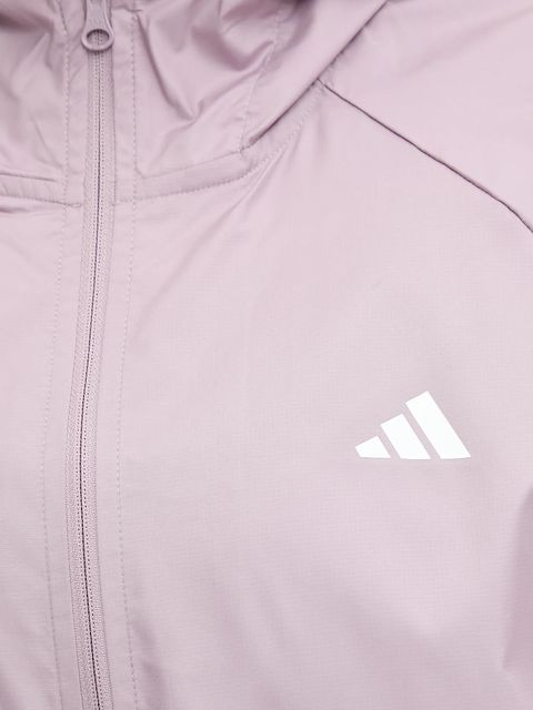 adidas Performance kurtka do biegania HYGLM kolor różowy przejściowa JX7382