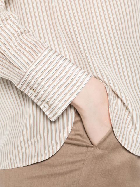 Max Mara Flirt striped shirt - Neutrals - zdjęcie produktu nr 2
