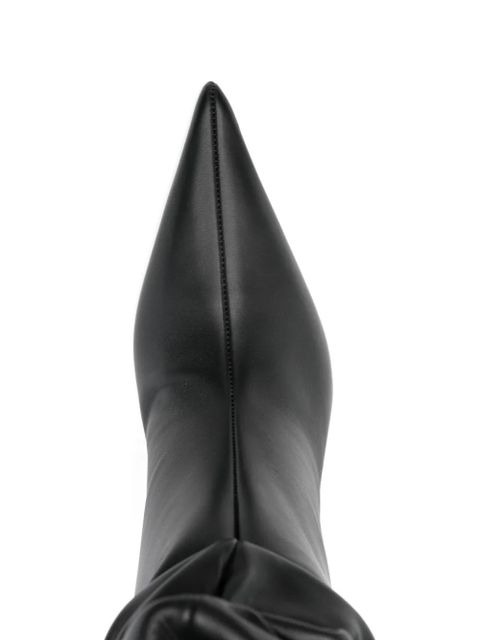 Amina Muaddi Anok heeled ankle boots - Black