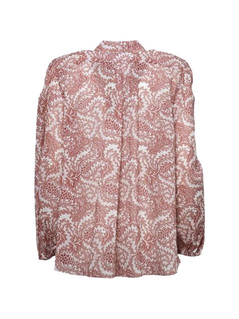 Weekend Max Mara Periodi paisley-print shirt - Red - zdjęcie produktu nr 2