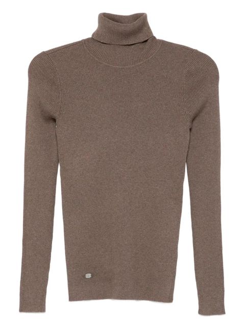 Lauren Ralph Lauren ribbed turtleneck sweater - Neutrals - zdjęcie produktu nr 1