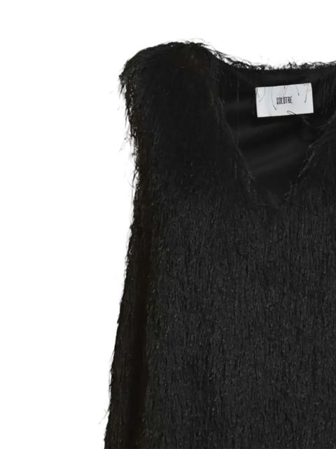 SOLOTRE V-neck dress - Black