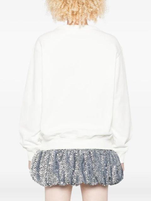 Casablanca logo-print sweatshirt - White