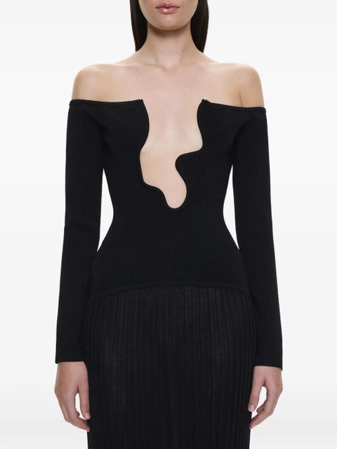 Christopher Esber Salacia midi dress - Black