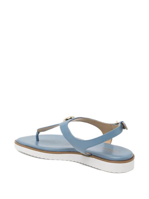 Michael Kors logo-patched Val Thong sandal - Blue