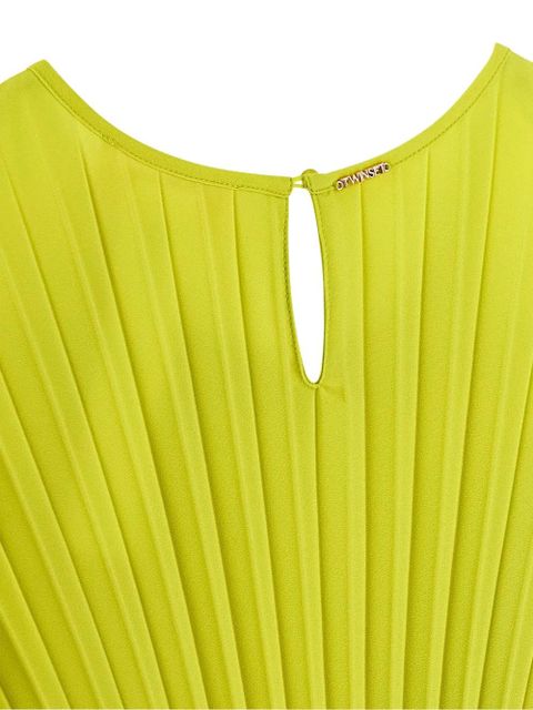 TWINSET short pleated maxi dress - Green