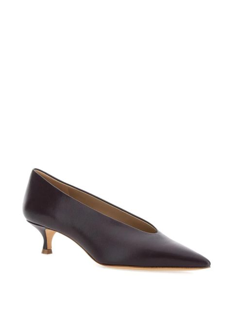 Le Monde Beryl 40mm Babouche pointed-toe pumps - Purple - zdjęcie produktu nr 2