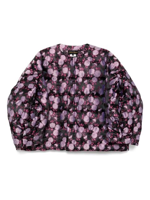 Comme Des Garçons floral detail puffer jacket - Black - zdjęcie produktu nr 1